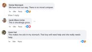 Netizens react to Angela Barnes's alleged case (Image via Facebook)